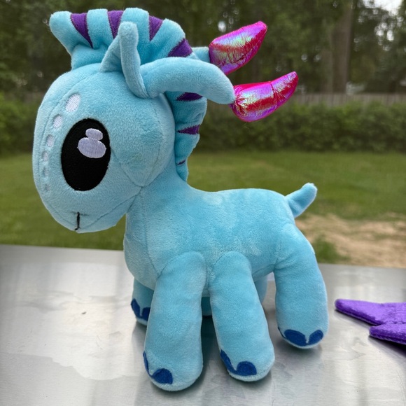 Disney Pandora The World of Avatar Blue Unicorn and Purple Dragon Plush Toys - Picture 9 of 12